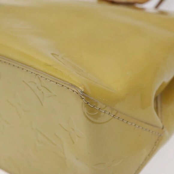 LOUIS VUITTON Monogram Vernis Reade PM Hand Bag Beige M91334 LV Auth 117956 - Picture 11 of 15